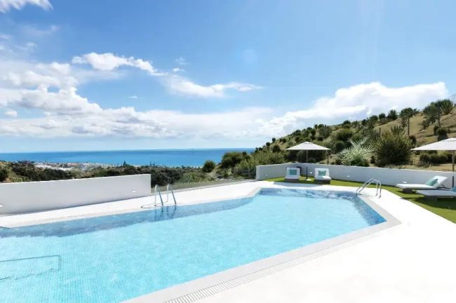 2 and 3 bedroom apartments with Panoramic Sea View in Rincón de la Victoria