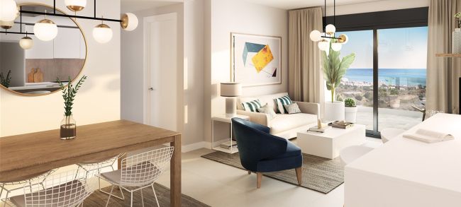 2 and 3 bedroom apartments with Panoramic Sea View in Rincón de la Victoria