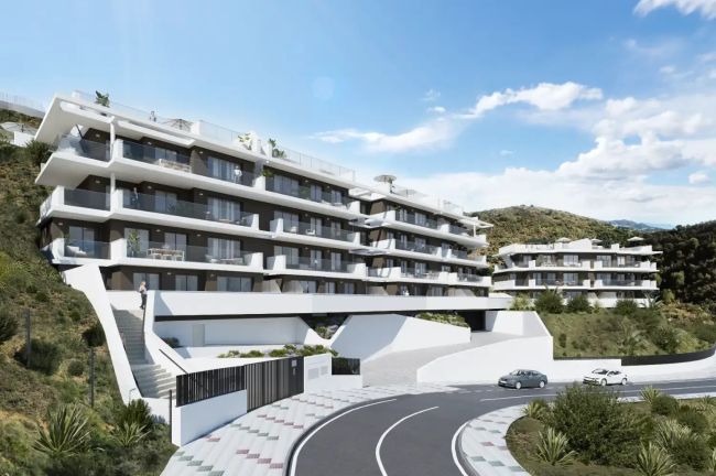 2 and 3 bedroom apartments with Panoramic Sea View in Rincón de la Victoria