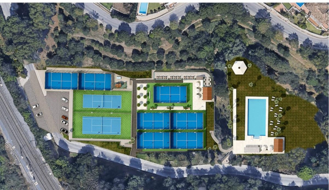 Designprojekt ett stenkast från stranden i Torremuelle, Benalmadena