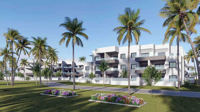 1-3 bedroom apartments by the beach in Almayate