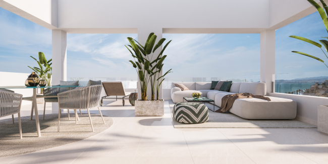 1-3 bedrooms apartments steps from the beach, Algarrobo Costa