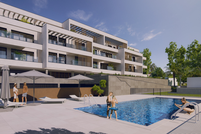 24 apartments with 2 and 3 bedrooms in La Carihuela, Torremolinos