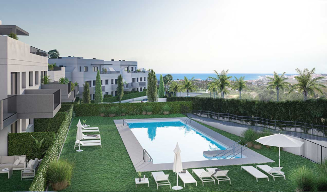 2 and 3 bedroom apartments close to Torre del Mar