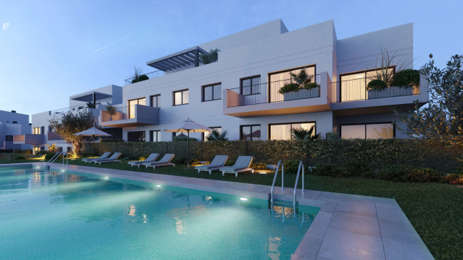2 and 3 bedroom apartments close to Torre del Mar
